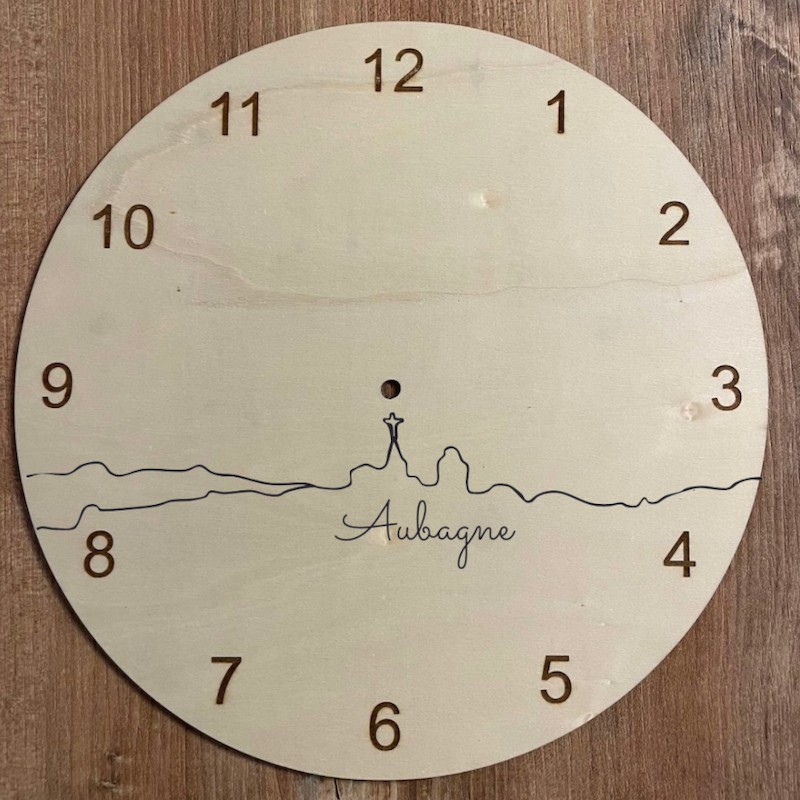 Horloge Ligne Aubagne - Elite Gravure