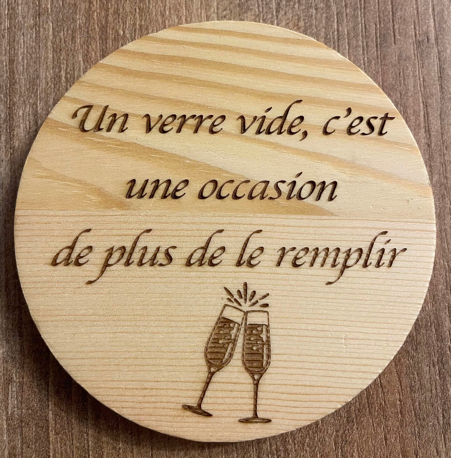 Dessous de verre rond n°2