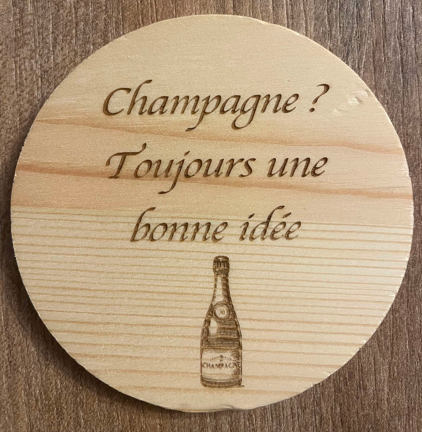 Dessous de verre rond n°5