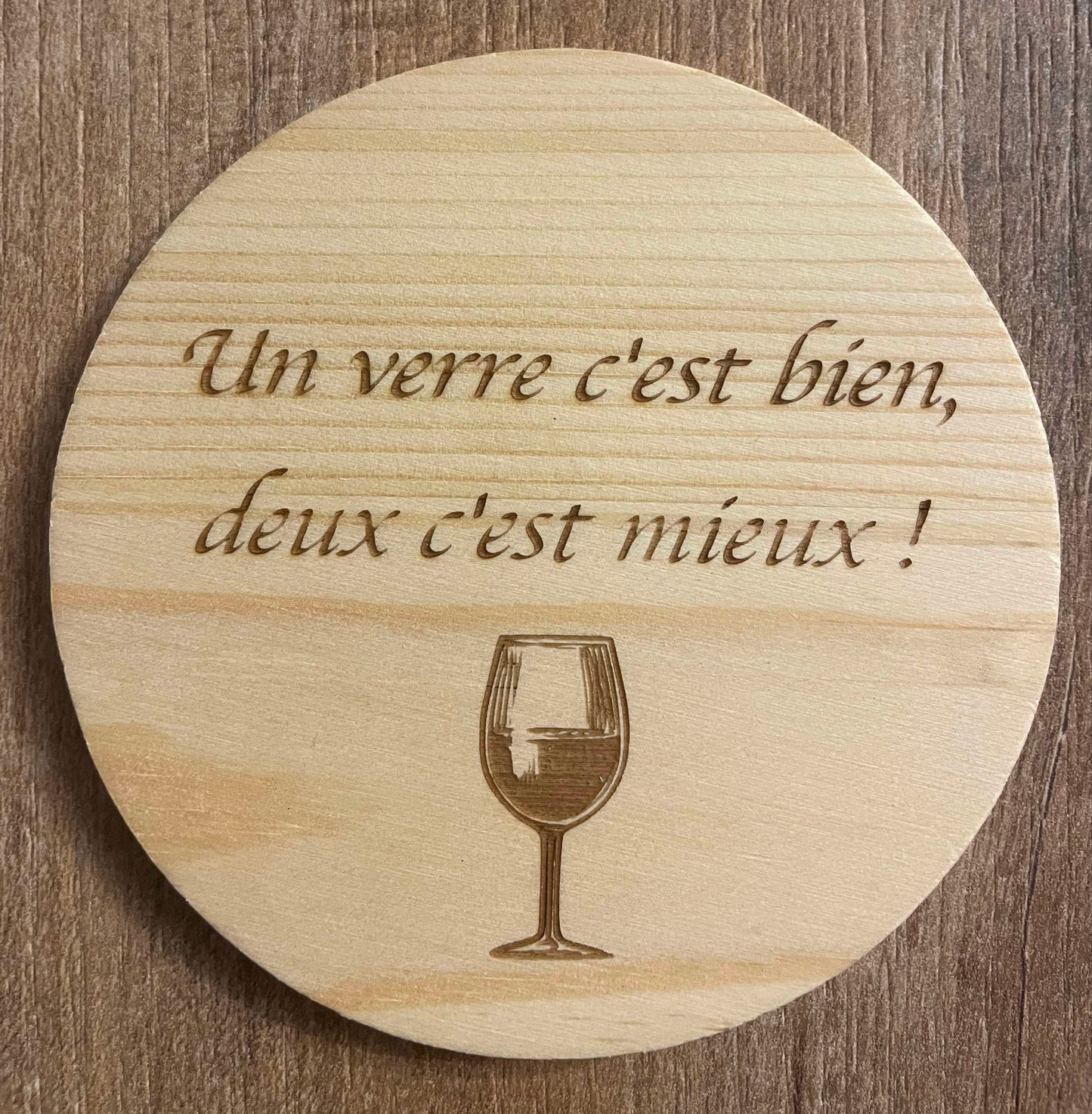 Dessous de verre rond n°7