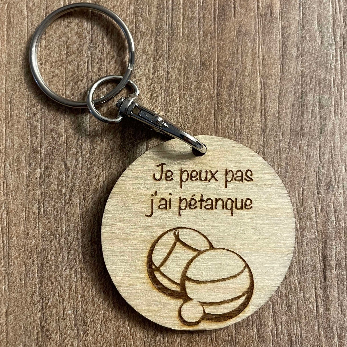 Porte clé pétanque n°1 - Elite Gravure