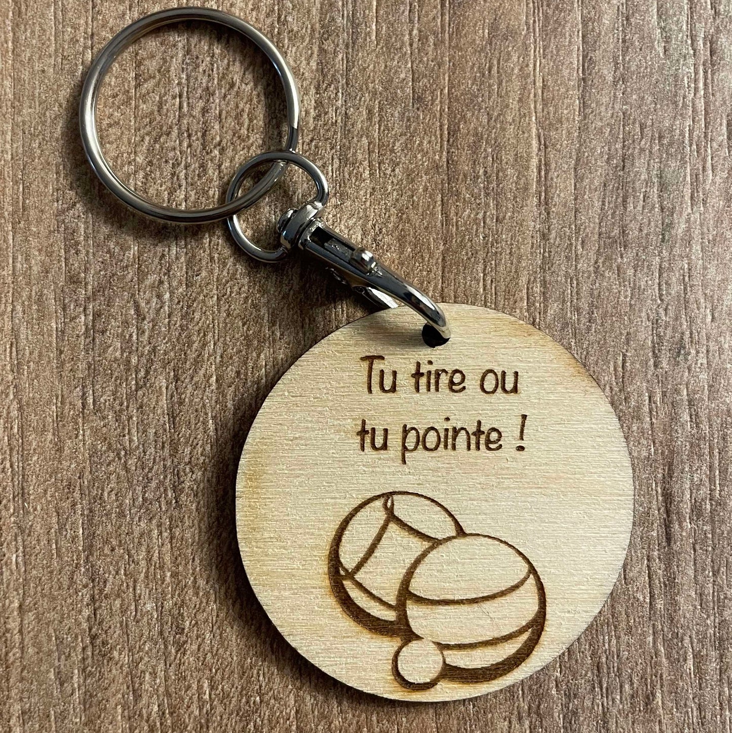 Porte clé pétanque n°2 - Elite Gravure