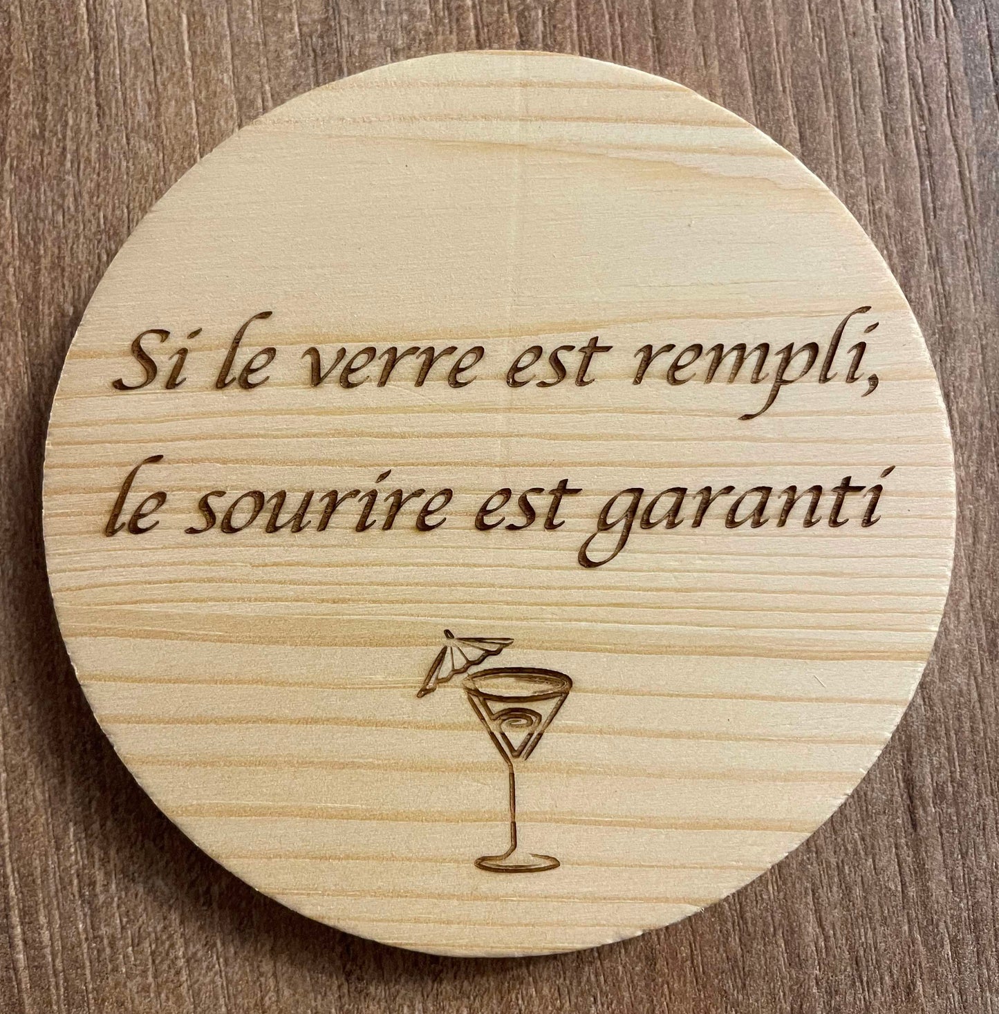Dessous de verre rond n°4