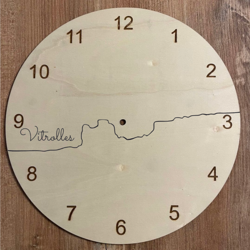 Horloge Ligne Vitrolles - Elite Gravure