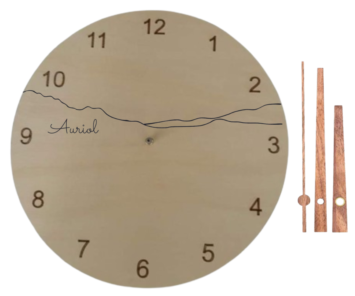 Horloge Ligne Auriol - Elite Gravure