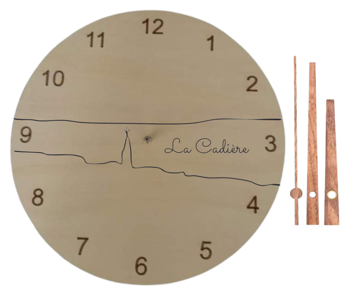 Horloge Ligne La Cadière - Elite Gravure