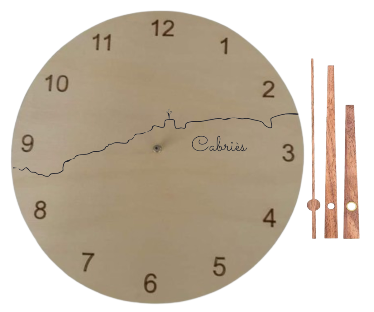 Horloge Ligne Cabriès - Elite Gravure