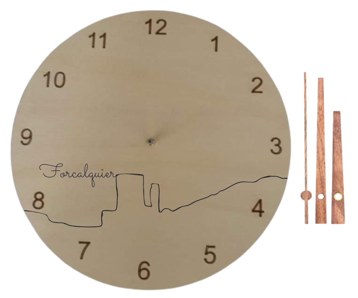 Horloge Ligne Forcalquier - Elite Gravure