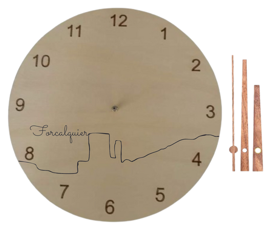 Horloge Ligne Forcalquier - Elite Gravure