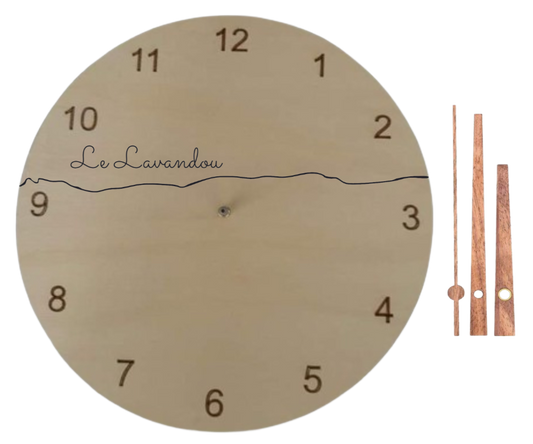 Horloge Ligne Le Lavandou - Elite Gravure