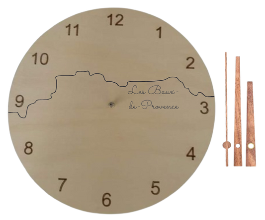 Horloge Ligne Les Baux de Provence - Elite Gravure