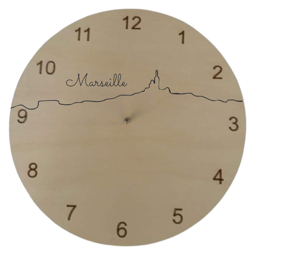 Horloge Ligne Marseille - Elite Gravure