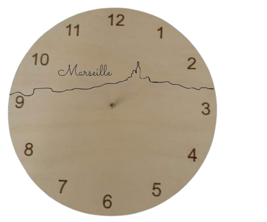 Horloge Ligne Marseille - Elite Gravure