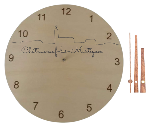 Horloge Ligne Chateauneuf-les-martigues - Elite Gravure