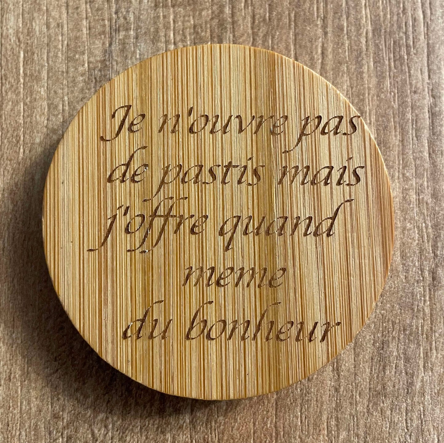 Décapsuleur texte n°5 - Elite Gravure