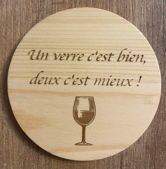 Dessous de verre rond - 7