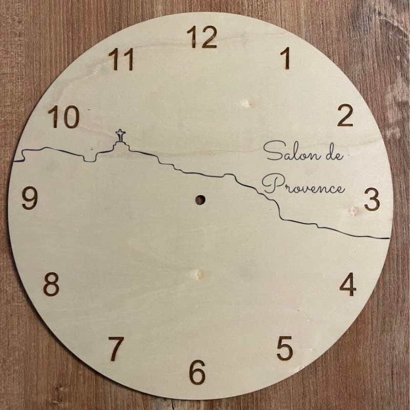 Horloge Ligne Salon de Provence - Elite Gravure